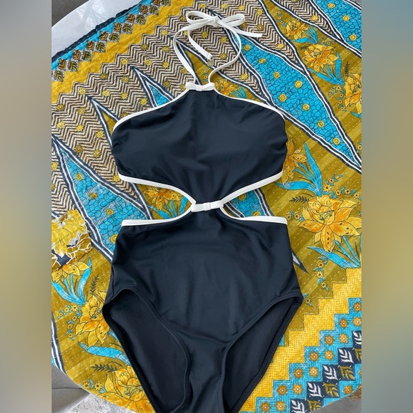 kate spade Swim Kate Spade Halter Neck Monokini Swimsuit Poshmark